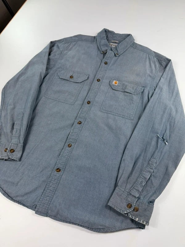 Vintage Carhartt Workwear Shirt – Blue, size L – photo 4