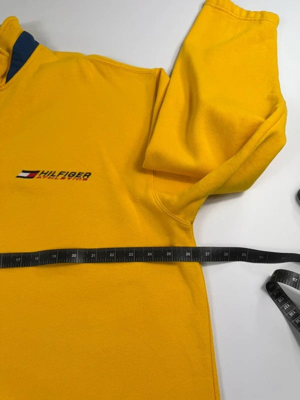 Vintage Tommy Hilfiger 1/4 Zip Jumper – Yellow, size XL – photo 7