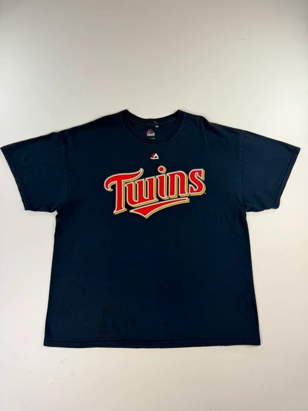 Vintage Majestic Minnesota Twins T-Shirt – Navy, size XL