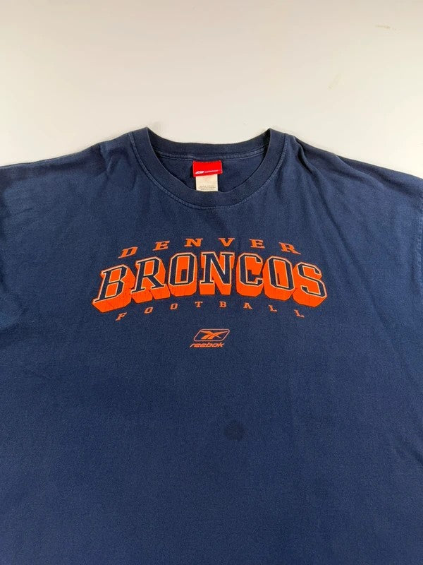 Vintage Reebok Denver Broncos T-Shirt – Navy, size 2XL – photo 3