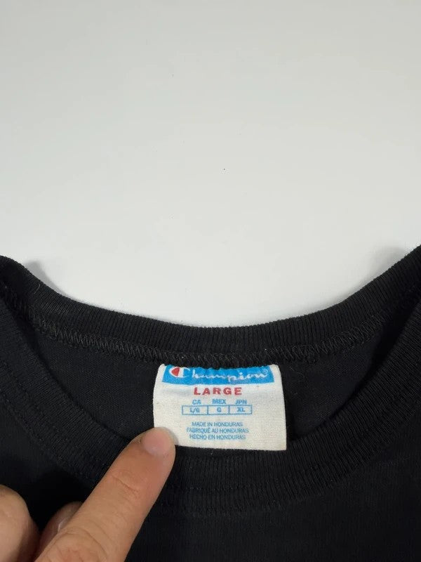 Vintage Champion Heavyweight T-Shirt – Black, size L – photo 5