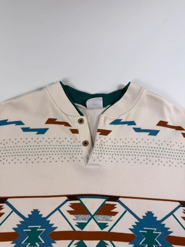 Vintage Aztec USA Sweatshirt 1992 – White, size XL – photo 5