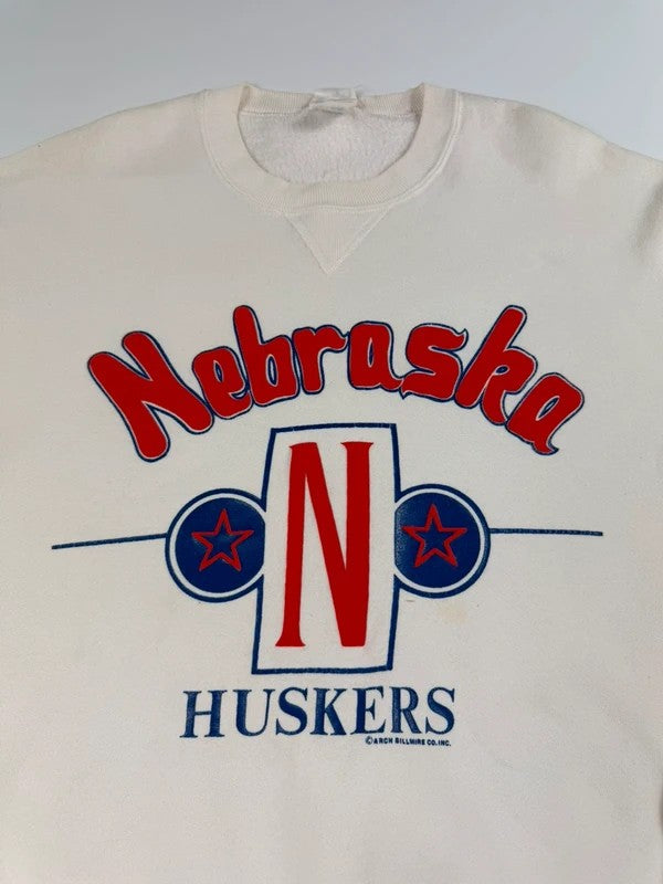 Vintage Americas Choice Nebraska Sweatshirt – White, size L – photo 4