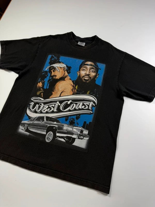 Vintage Shaka Wear 2pac T-Shirt – Black, size XL – photo 3