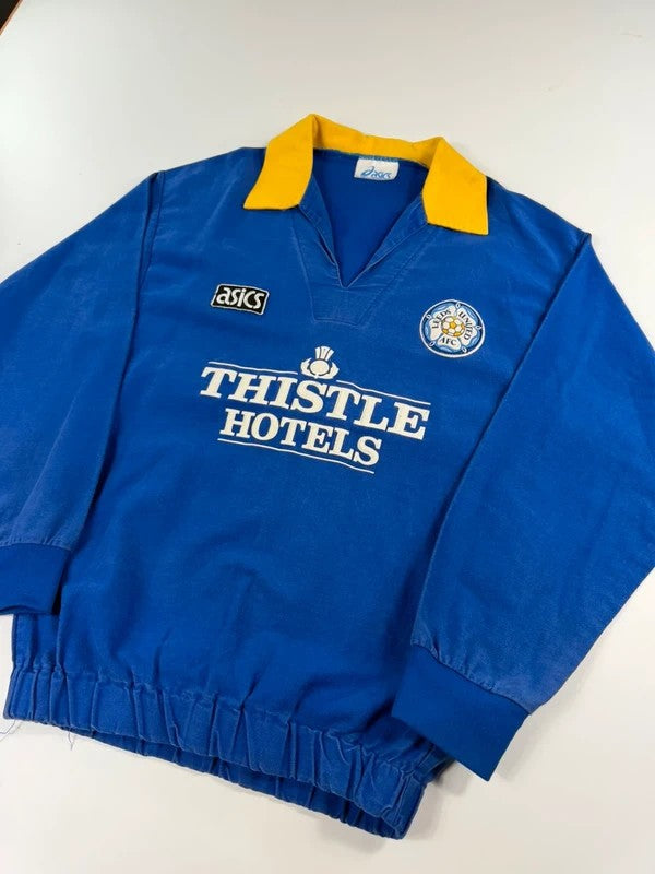 Vintage Asics Leeds United Drill Top – Blue, size S – photo 4