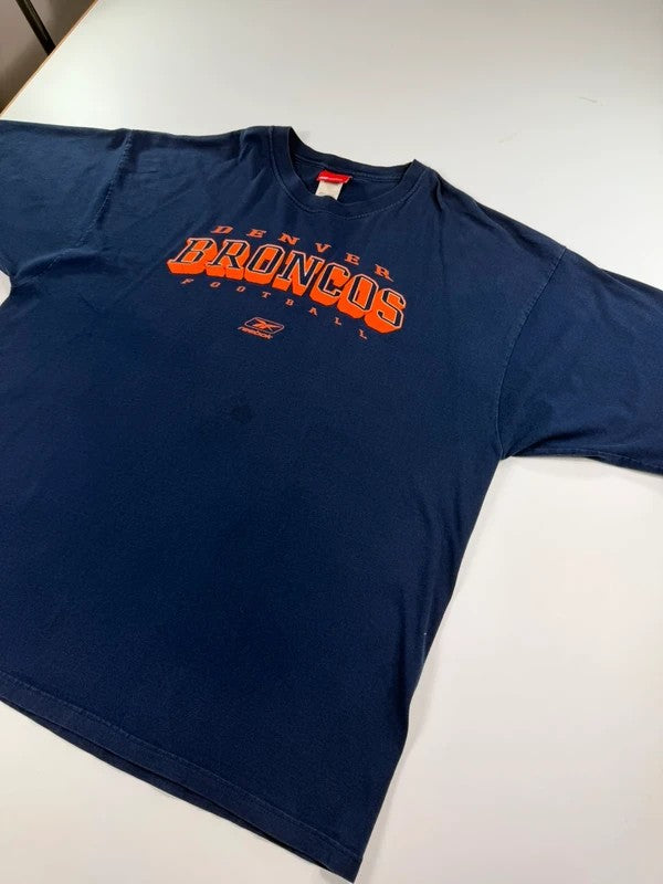 Vintage Reebok Denver Broncos T-Shirt – Navy, size 2XL – photo 4