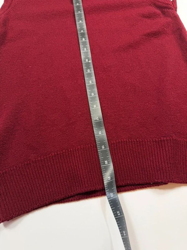 Vintage Pendleton Sleeveless Jumper – Burgundy, size M – photo 7