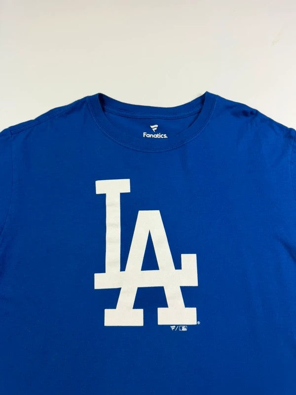 Vintage Fanatics LA Dodgers T-shirt – Blue, size L – photo 4
