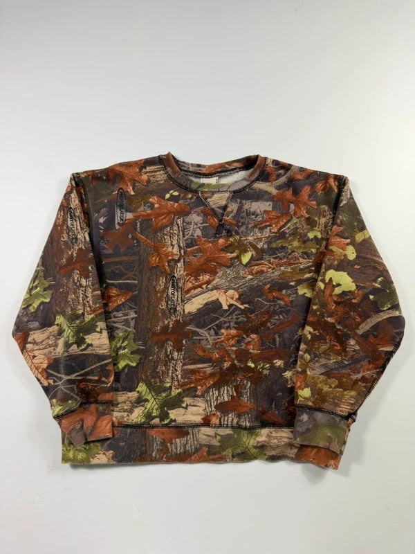 Vintage Brents Outdoors Camo Sweatshirt – Khaki, size S
