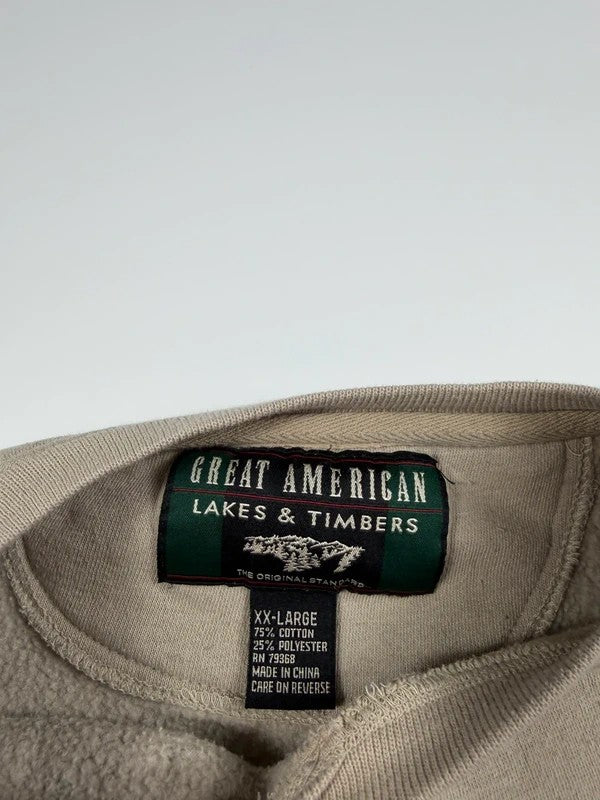 Vintage American Wilderness Sweatshirt – Beige, size 2XL – photo 5