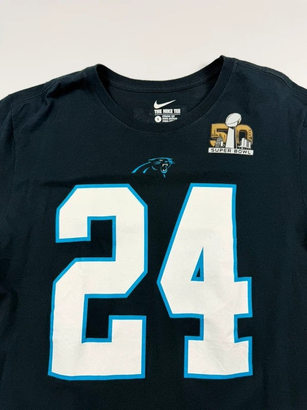 Vintage Nike Carolina Panthers T-Shirt – Navy, size L – photo 3
