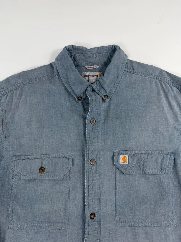 Vintage Carhartt Workwear Shirt – Blue, size L – photo 3
