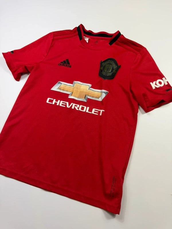 Vintage Adidas Manchester United Football Shirth 2019/20 Youth – Red, size L – photo 3