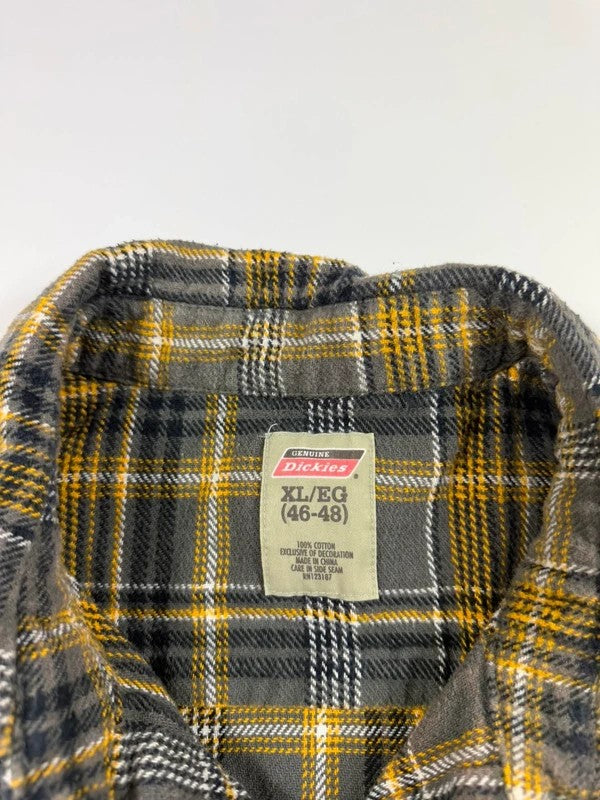 Vintage Dickies Heavyweight Check Shirt – Grey, size XL – photo 5