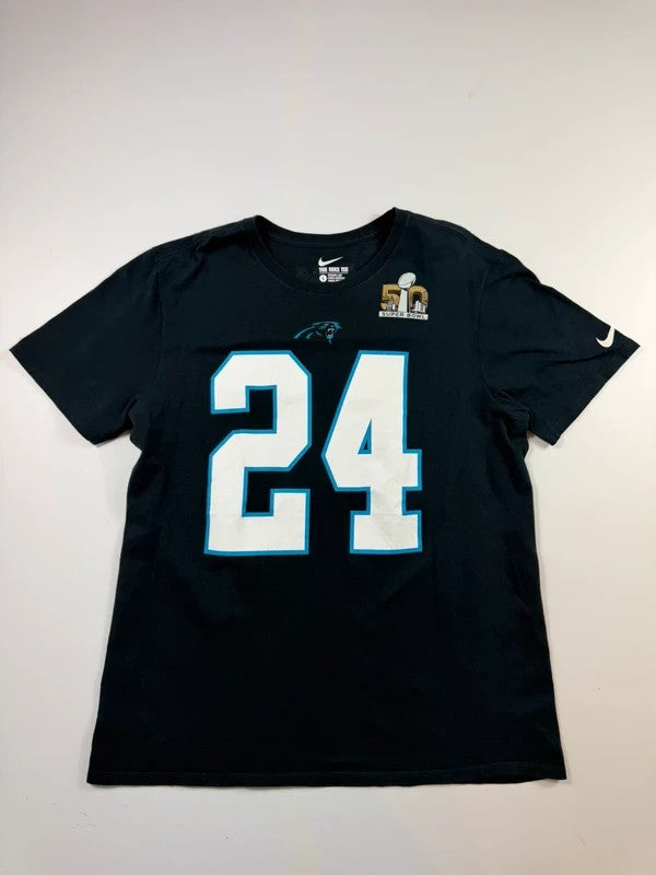 Vintage Nike Carolina Panthers T-Shirt – Navy, size L – photo 1