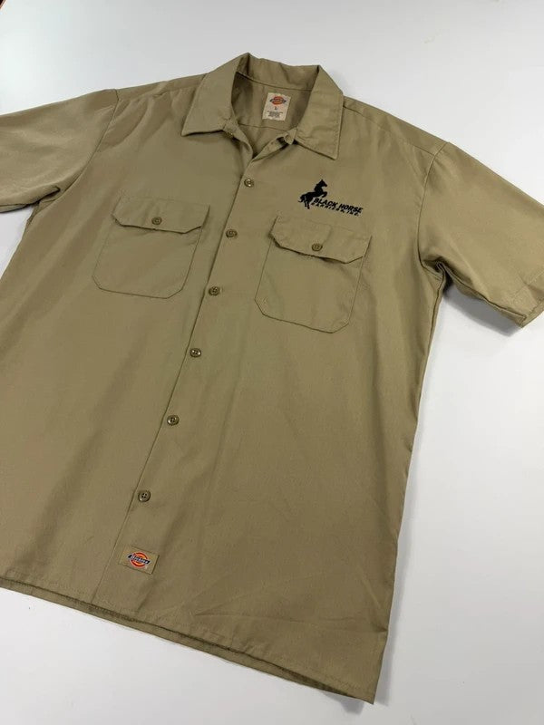 Vintage Dickies Short Sleeve Shirt – Beige, size L – photo 4