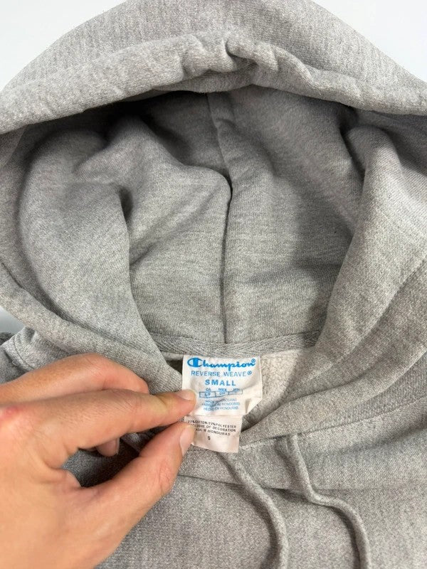 Vintage Champion Reverse Weave Hoodie – Grey, size S – photo 5