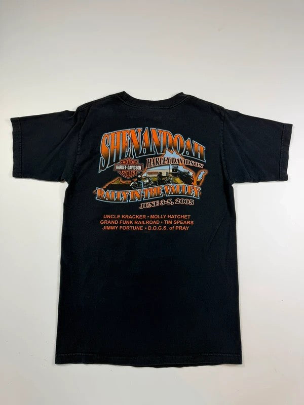 Vintage Harley Davidson T-shirt – Navy, size M – photo 2
