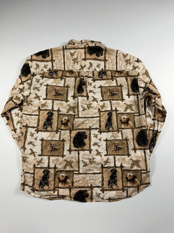Vintage North River Labrador Shirt – Beige, size XL – photo 2