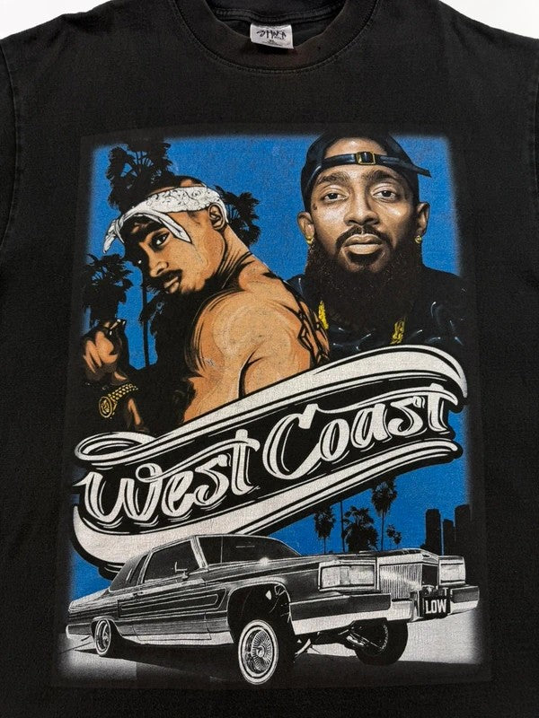Vintage Shaka Wear 2pac T-Shirt – Black, size XL – photo 4
