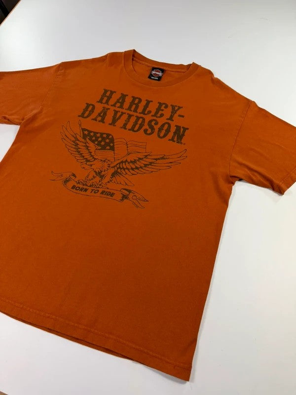 Vintage Harley Davidson Fargo T-Shirt – Orange, size XL – photo 3