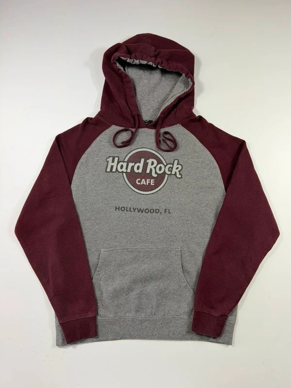 Vintage Hard Rock Cafe Hollywood Florida Hoodie – Grey, size S – photo 1