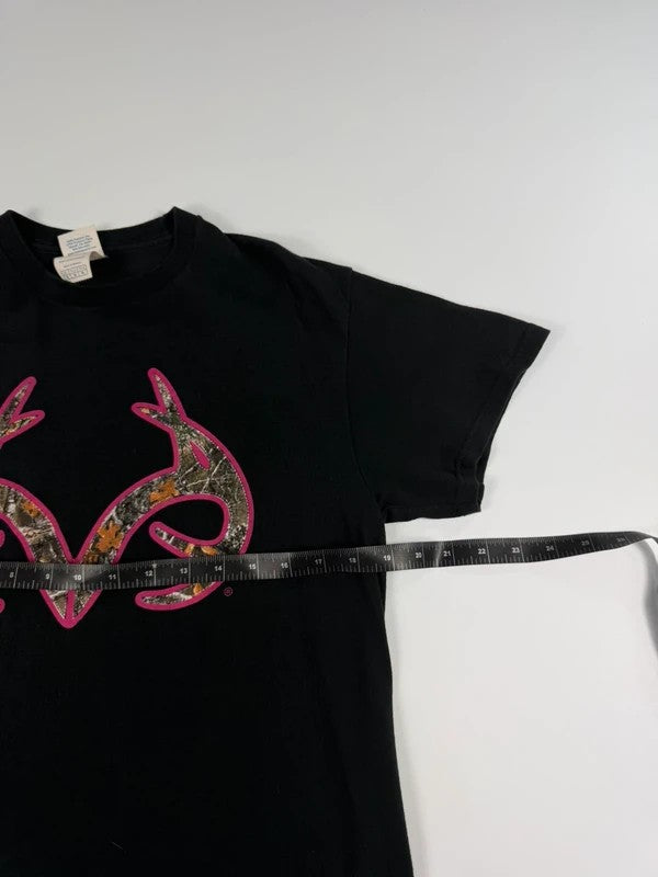 Vintage Realtree Logo T-Shirt – Black, size M – photo 6