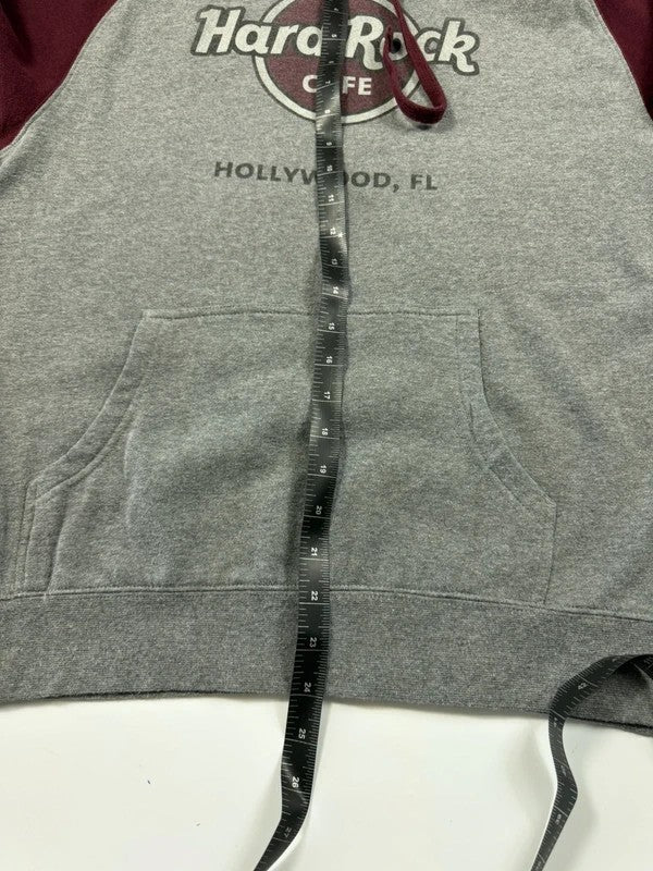 Vintage Hard Rock Cafe Hollywood Florida Hoodie – Grey, size S – photo 7