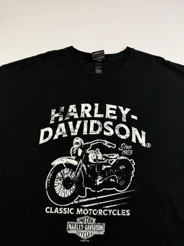 Vintage Harley Davidson San Diego T-shirt – Black, size XL – photo 3