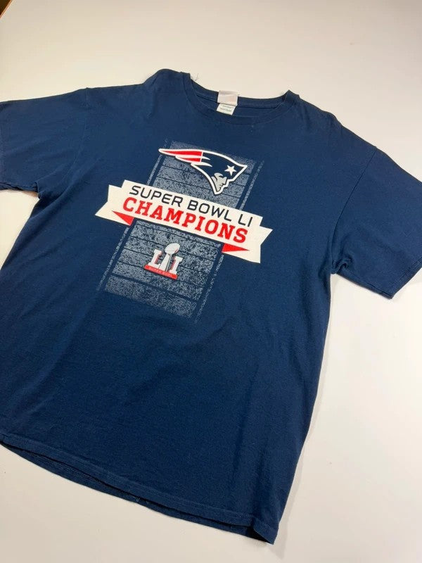 Vintage Majestic New England Patriots T-shirt – Navy, size XL – photo 3