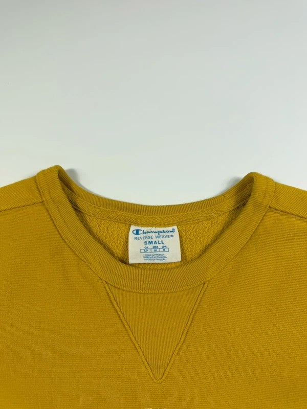 Vintage Champion Reverse Weave Sweatshirt – Yellow, size S – photo 5
