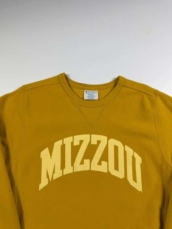 Vintage Champion Reverse Weave Sweatshirt – Yellow, size S – photo 4