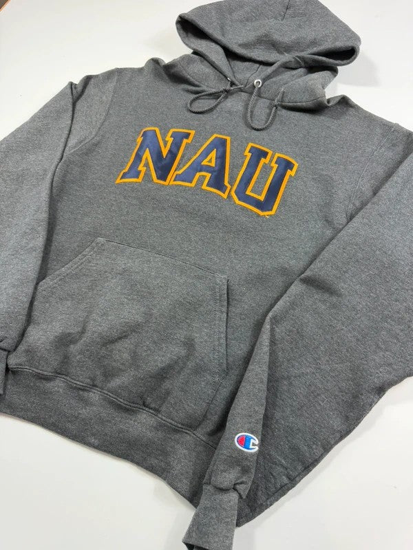 Vintage Champion USA University Hoodie – Grey, size S – photo 3