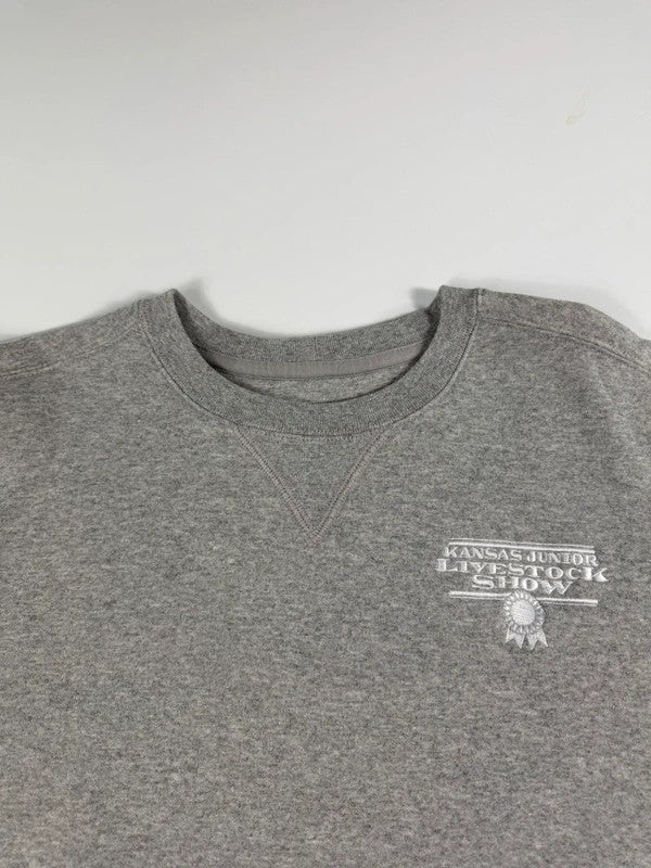 Vintage Carhartt Kansas Show Sweatshirt – Grey, size L – photo 3