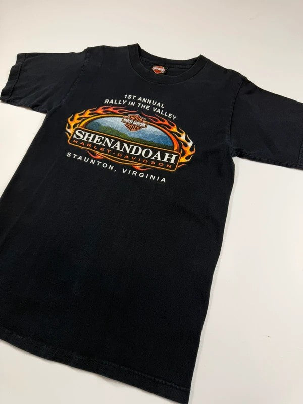 Vintage Harley Davidson T-shirt – Navy, size M – photo 4