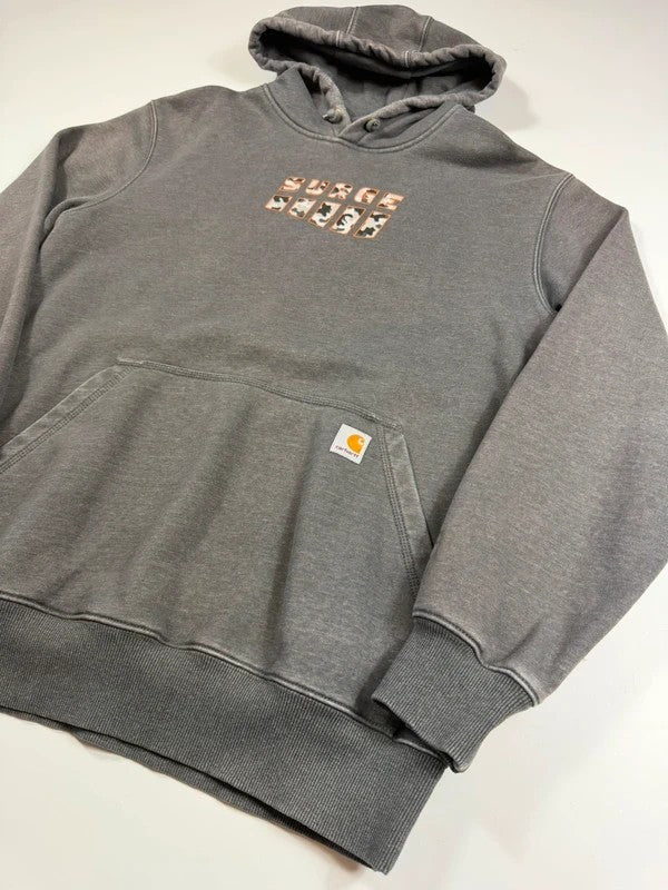 Vintage Carhartt Workwear Hoodie – Grey, size M – photo 3
