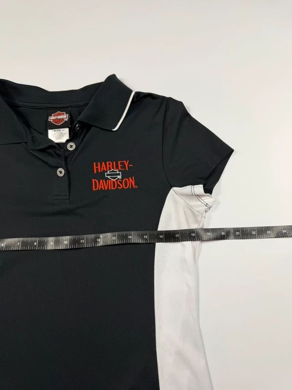 Vintage Harley Davidson Polo Shirt – Black, size M – photo 6