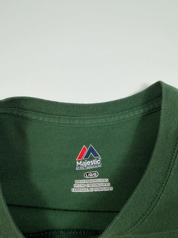 Vintage Majestic Green Bay Packers T-Shirt – Dark green, size L – photo 5