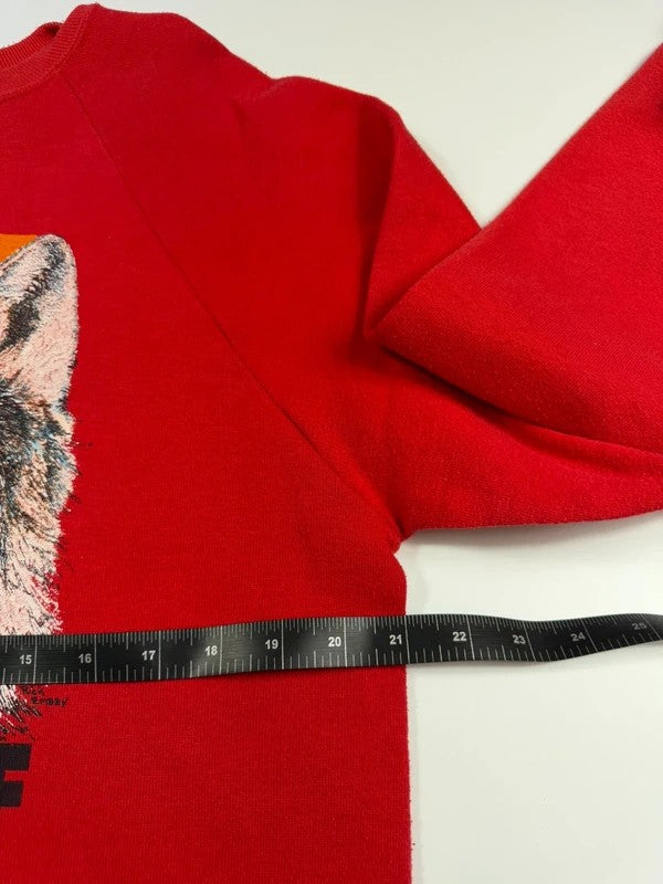 Vintage Jerzees Timberwolf Sweatshirt – Red, size L – photo 6