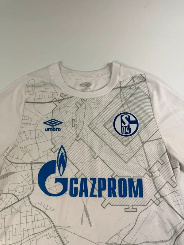 Vintage Umbro Schalke 04 Football Shirt – White, size L – photo 3