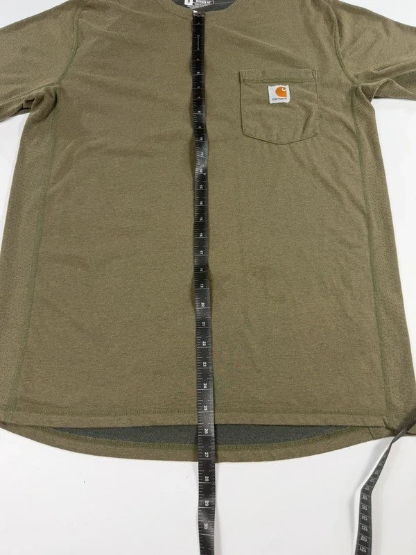 Vintage Carhartt Force Pocket Tee – Khaki, size M – photo 7