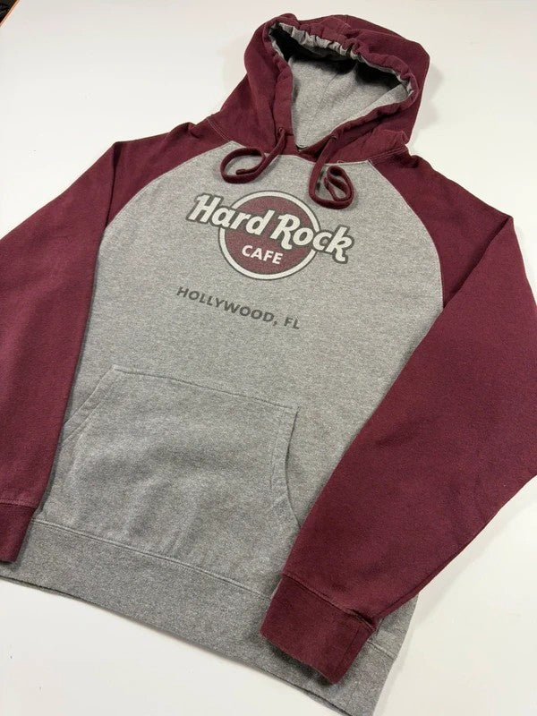 Vintage Hard Rock Cafe Hollywood Florida Hoodie – Grey, size S – photo 3
