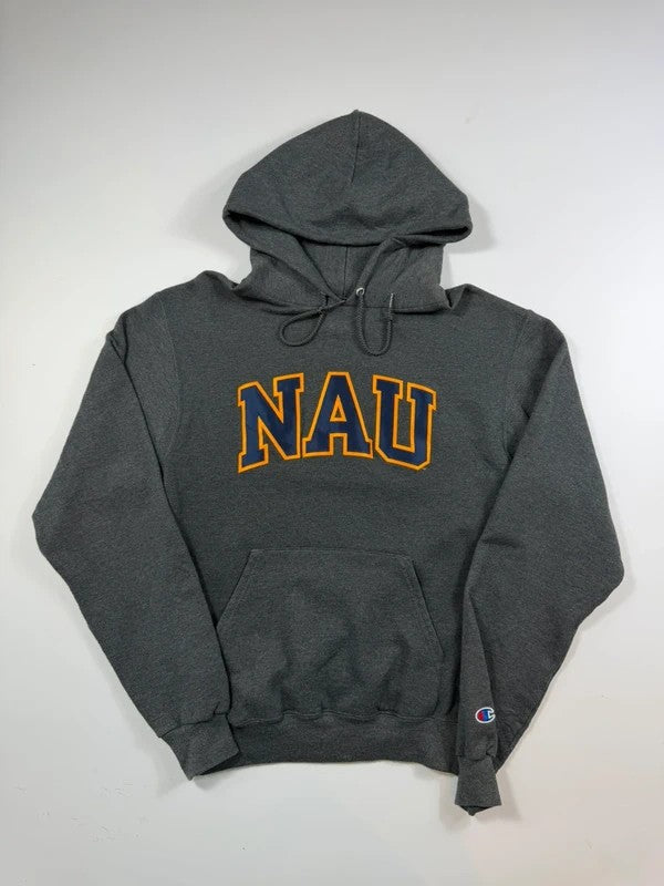 Vintage Champion USA University Hoodie – Grey, size S