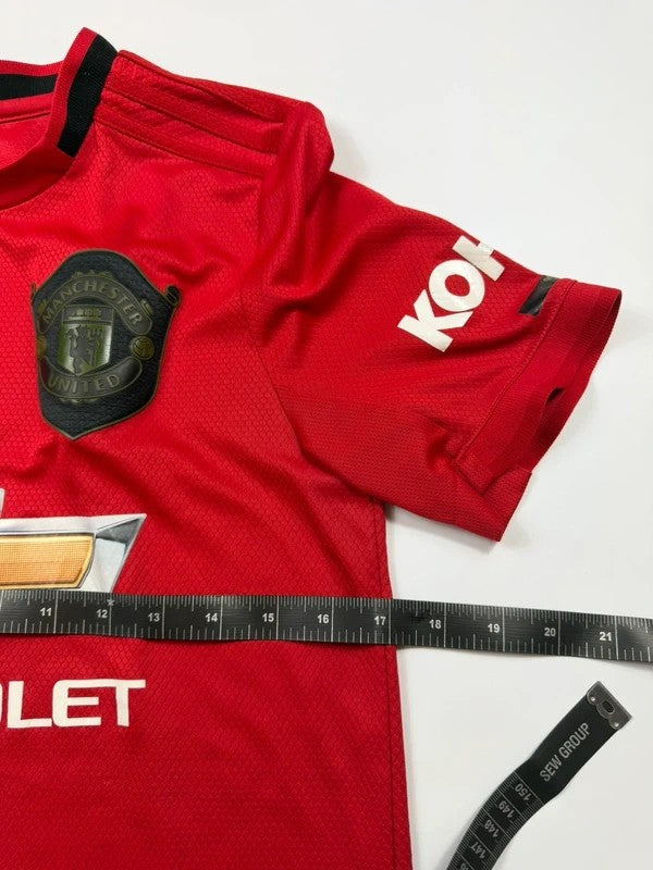 Vintage Adidas Manchester United Football Shirth 2019/20 Youth – Red, size L – photo 8