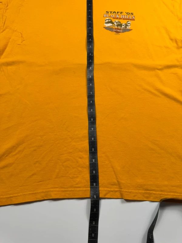 Vintage Harley Davidson Graphic Print T-Shirt – Orange, size XL – photo 9