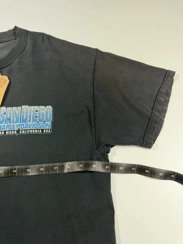 Vintage Harley Davidson San Diego T-shirt – Grey, size L – photo 8