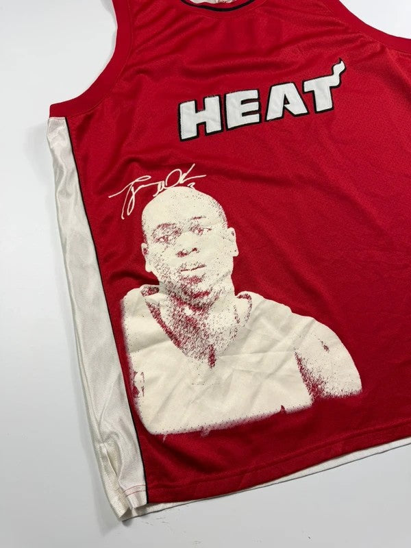 Vintage Majestic Miami Heat Jersey Vest – White, size 3XL – photo 3