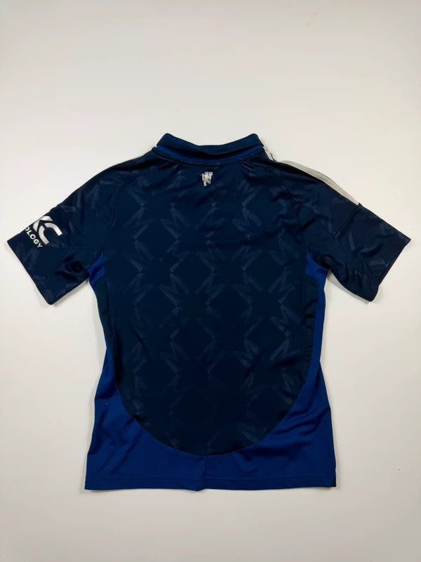 Vintage Adidas Manchester United Football Shirth 2024/25 Youth – Navy, size M – photo 2