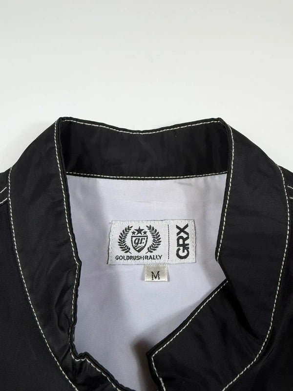 Vintage Gold Rush Rally Motorsport Tour Jacket – Black, size M – photo 5