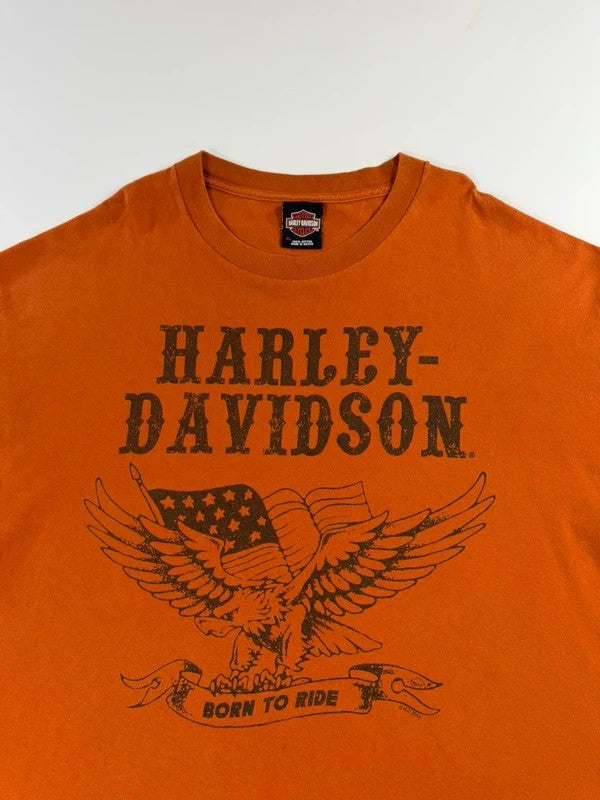 Vintage Harley Davidson Fargo T-Shirt – Orange, size XL – photo 4